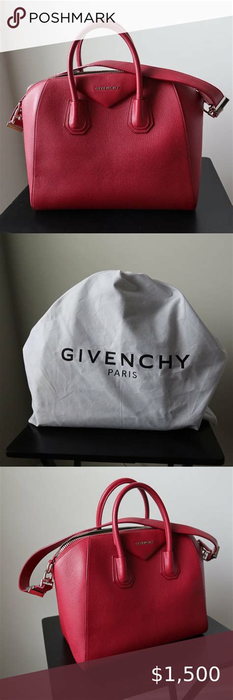 givenchy antigona red cherry|Givenchy antigona small sale.